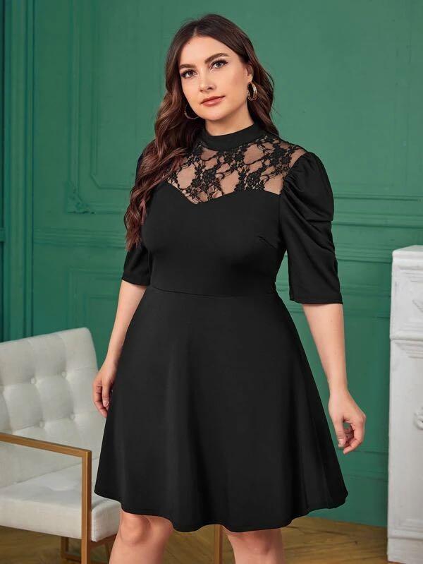 Plus size store dress shein