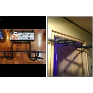 Pullup bar home set up fully assembled