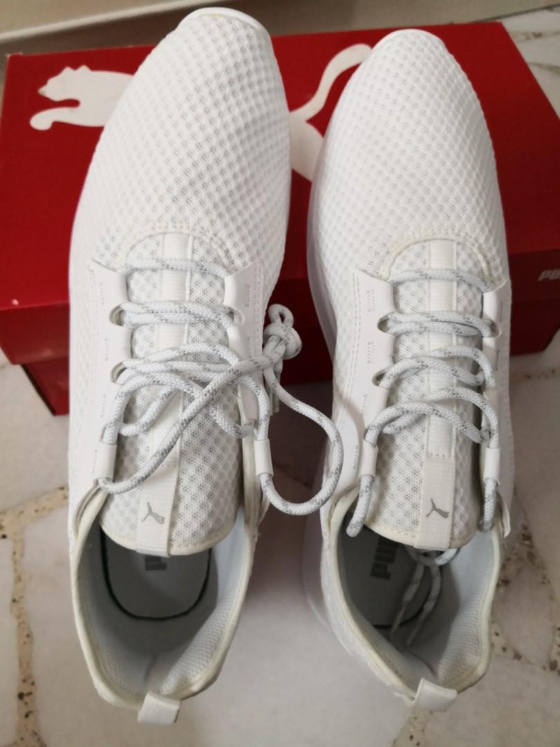Puma white based trainers Evo V2 Men s Fashion Footwear