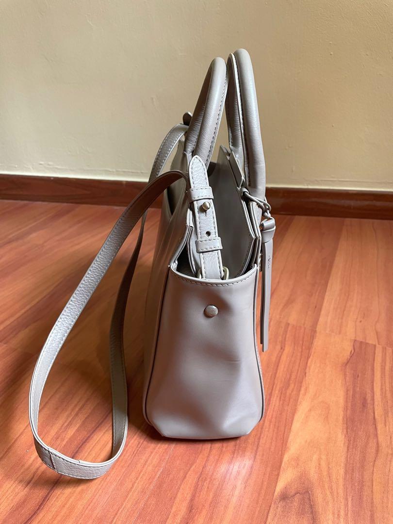 Radley elephant grey leather handbag crossbody bag