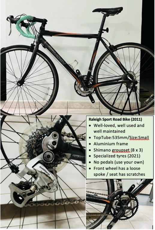 Raleigh Sport Road Bike 2011 Black