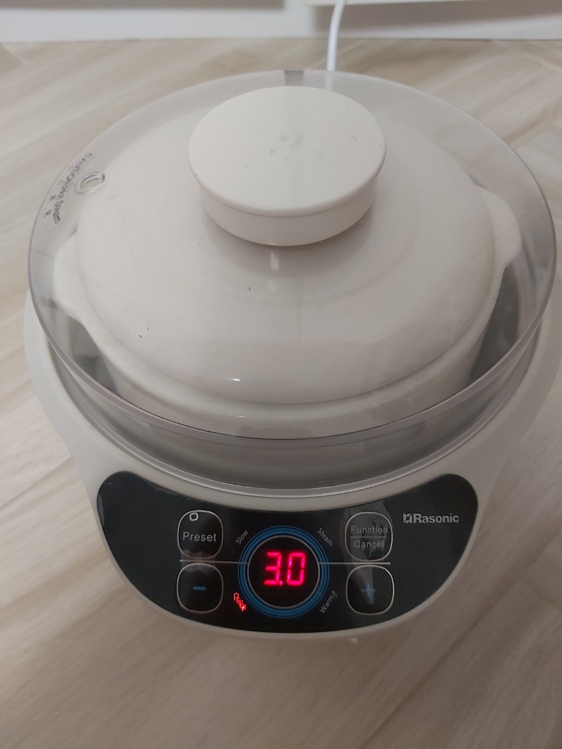 Rasonic rice cooker / congee cooker / Rasonic 燉盅, 家庭電器, 廚房電器, 鍋具
