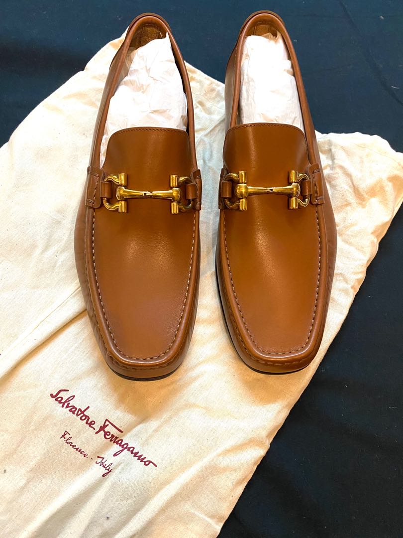 SALVATORE FERRAGAMO Horsebit Loafers BRAND NEW, Men's Fashion, Footwear ...
