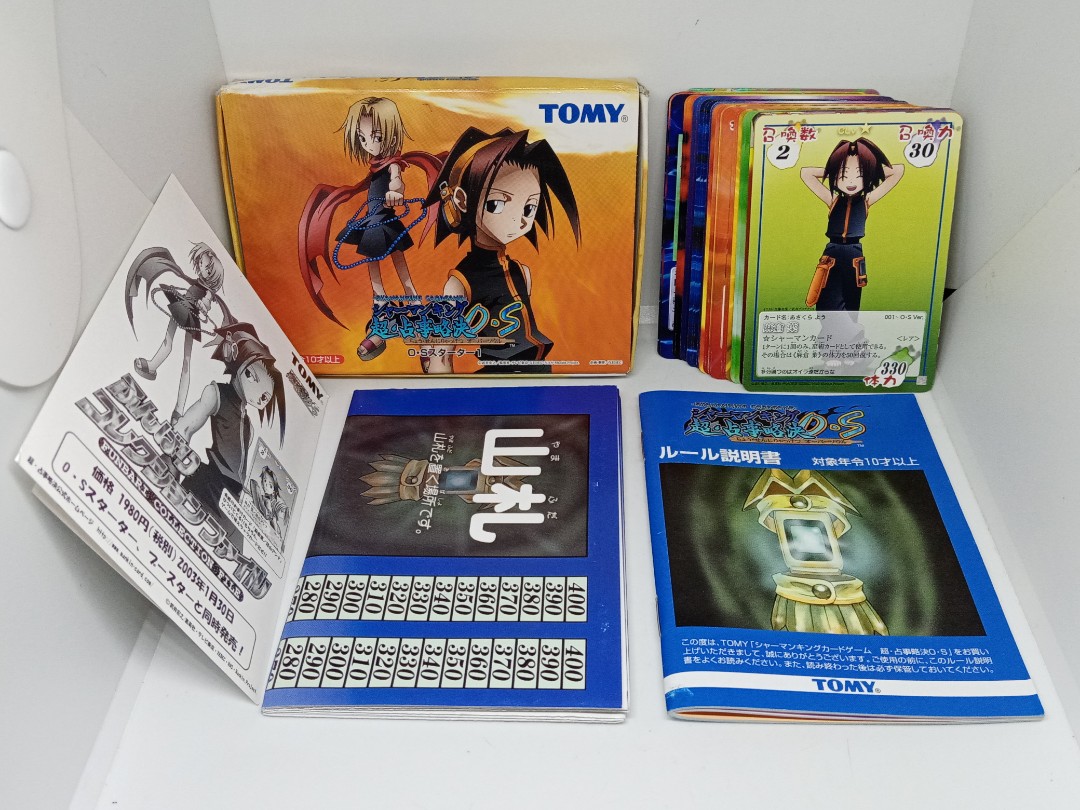 Shaman King Cards Complete w/Box, Manual & Deck, Hobbies & Toys, Toys