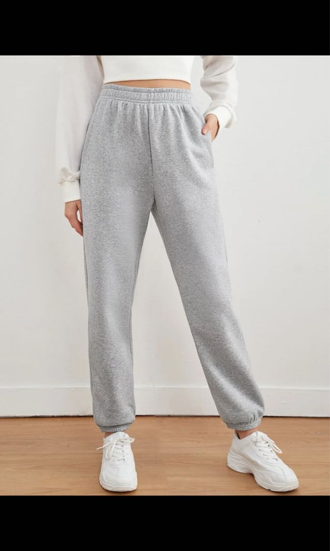 Shein gray on sale sweatpants