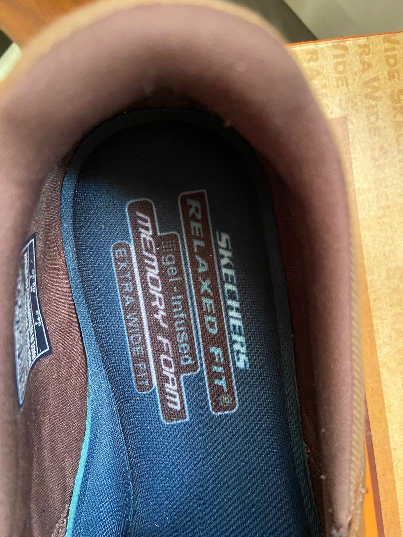 Skechers Extra Wide Fit Men's Shoes, Men's Fashion, Footwear, Casual shoes  on Carousell