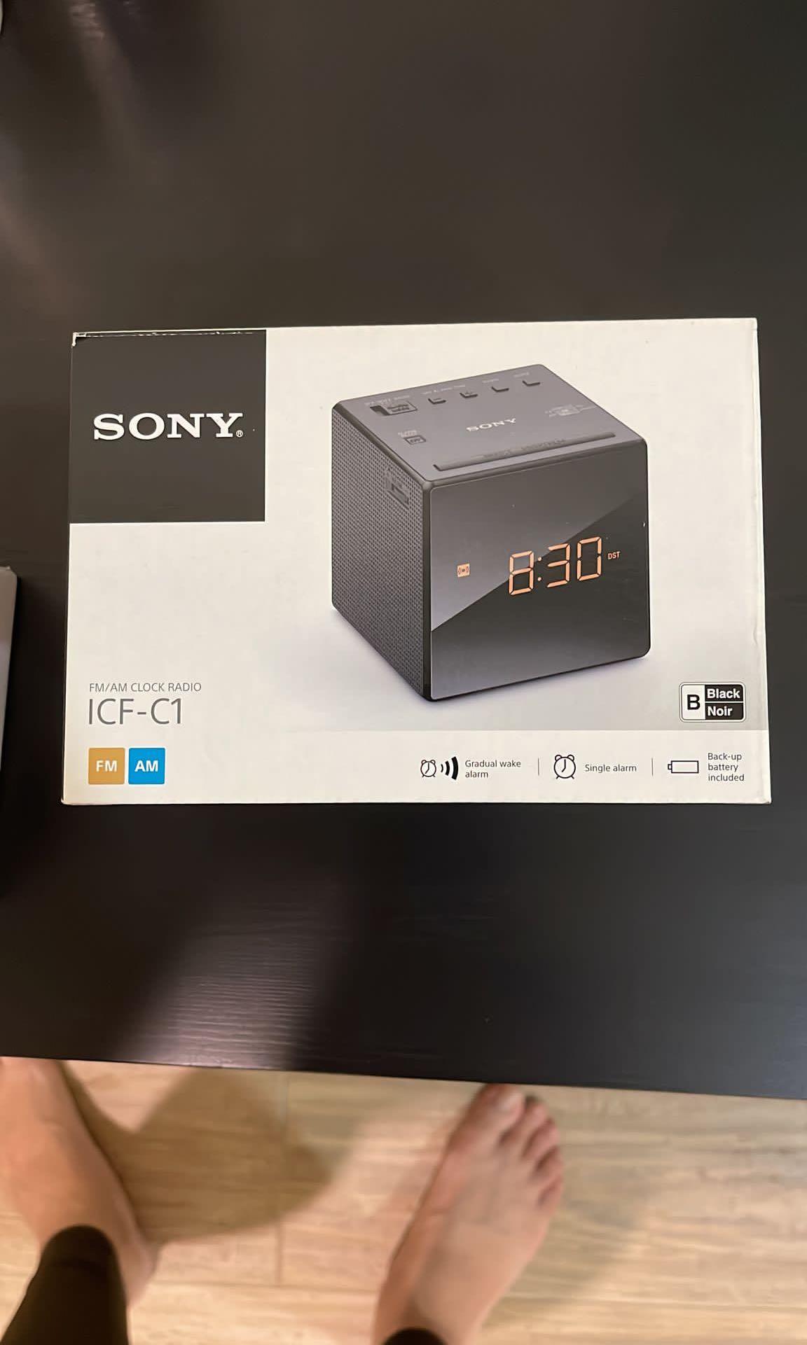 Sony ICFC1 FM/AM Alarm clock radio, Furniture & Home Living, Home