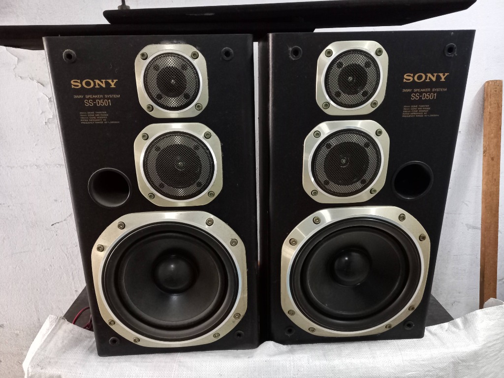 Sony Ss D501 3 Way Speaker System Made in Japan 三路三單元喇叭一對