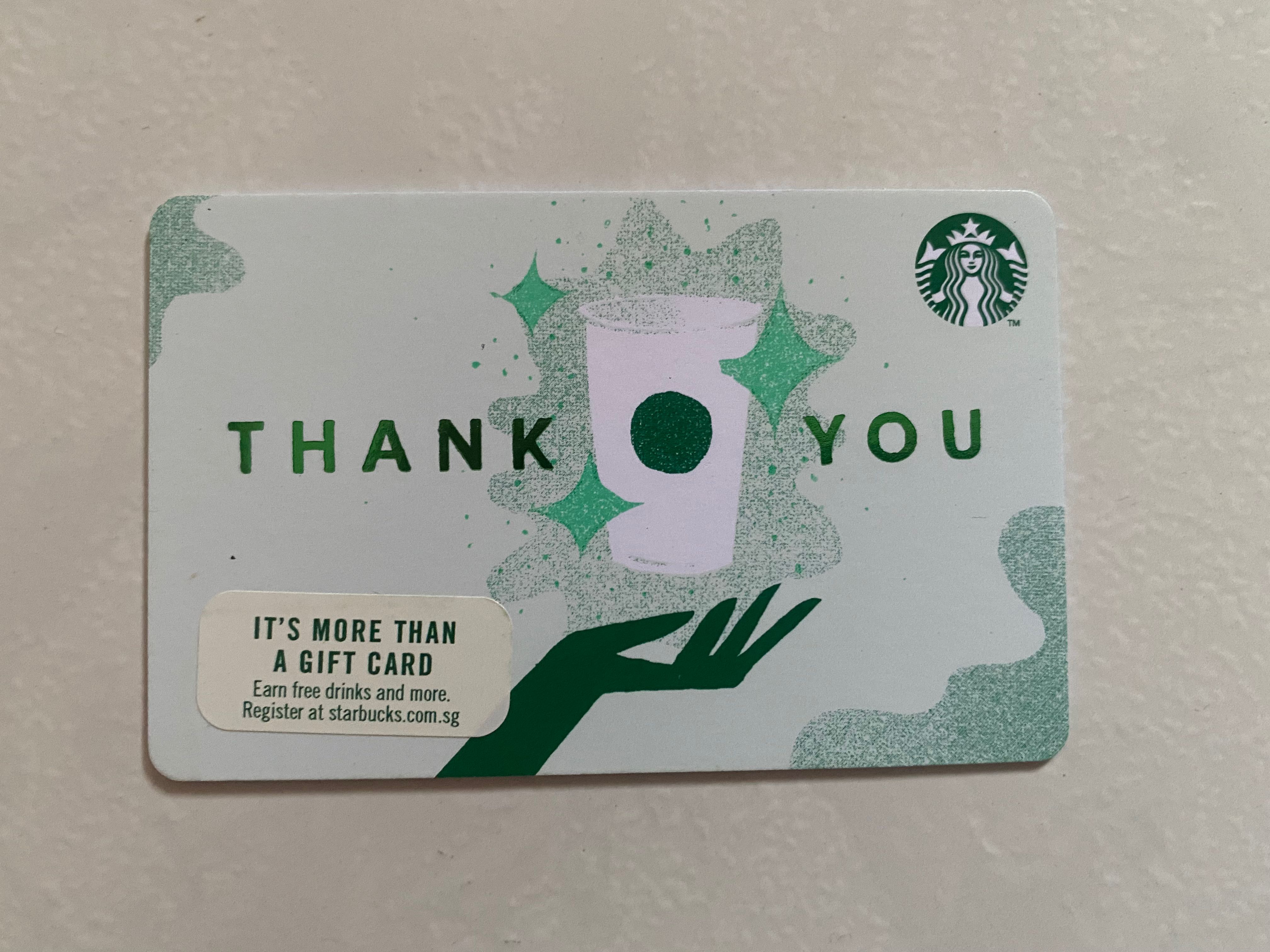 Starbuck Gift Card 50, Food & Drinks, Beverages on Carousell
