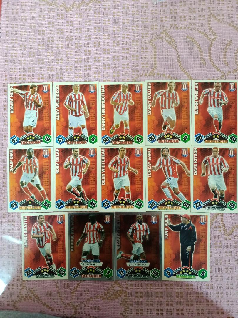 Match Attax 09/10 Stoke Cards Pick Your Own From List 