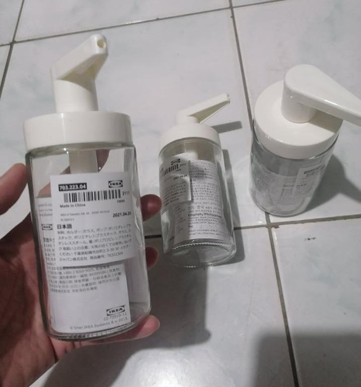 TACKAN Soap dispenser, white, Furniture & Home Living, Home Decor