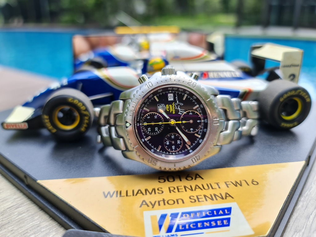 Tag Heuer Link Chronograph CT2115 Ayrton Senna Limited Edtion
