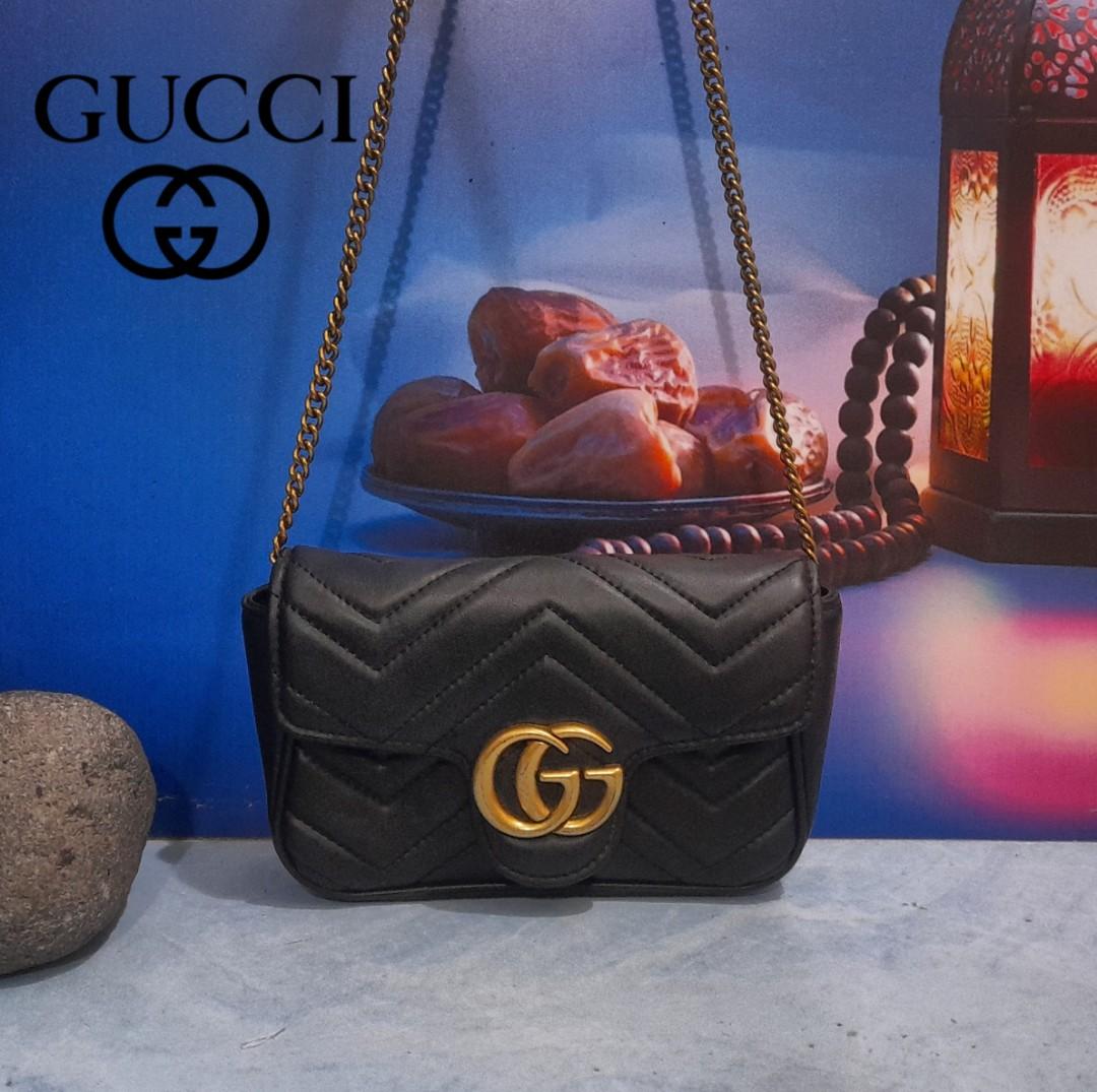 Tas gucci free box, Fesyen Wanita, Tas & Dompet di Carousell