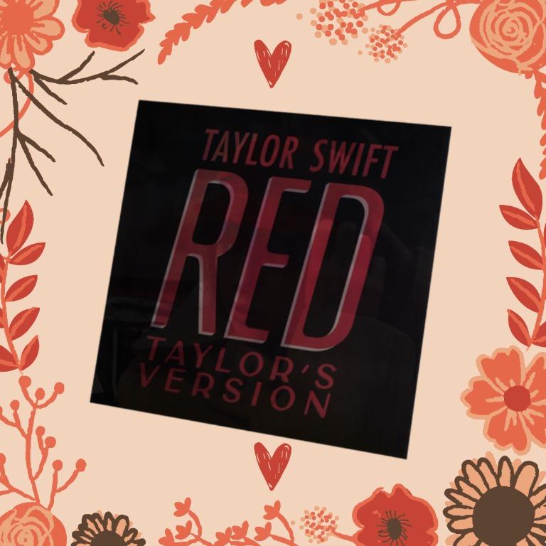 Taylor Swift Red Album Cover Lenticular Poster, Hobbies & Toys