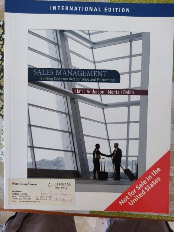 Textbook Sales Management Consumer Behaviour, Hobbies & Toys, Books