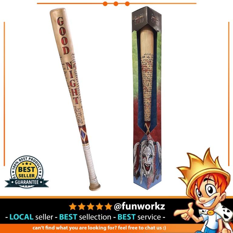 The Noble Collection Suicide Squad Harley Quinn Baseball Bat Prop Replica 