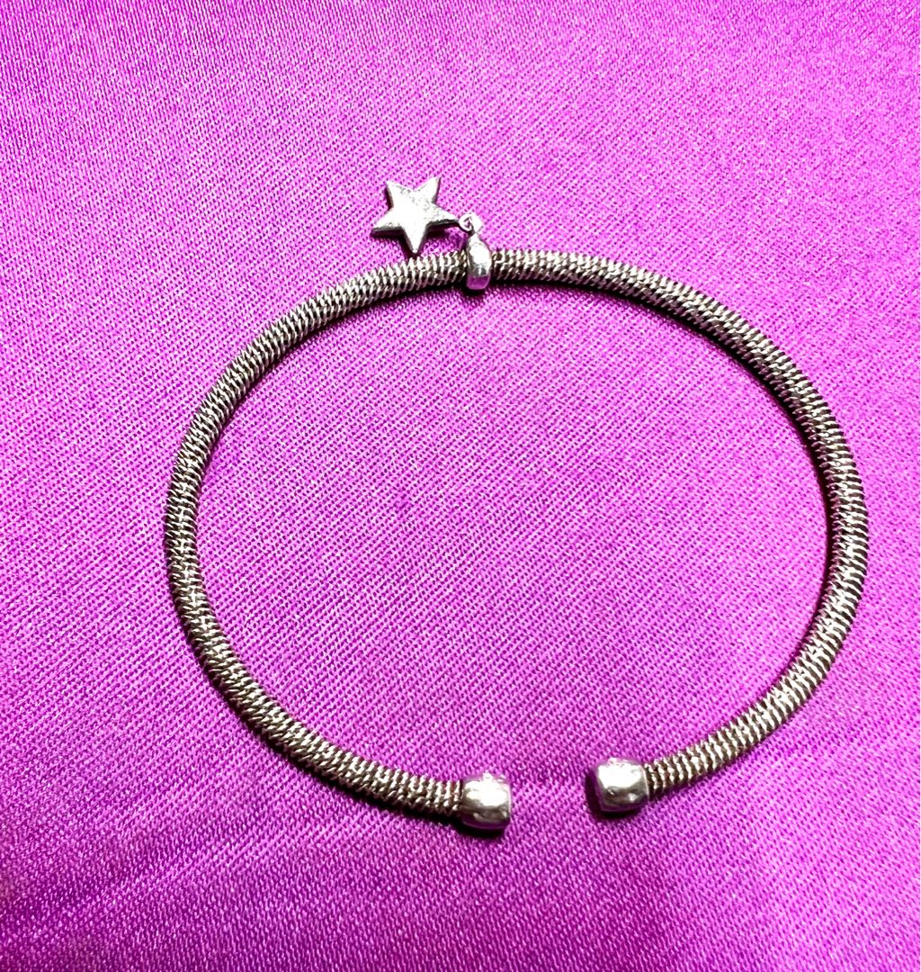 tiffany mesh silver bracelet with star 