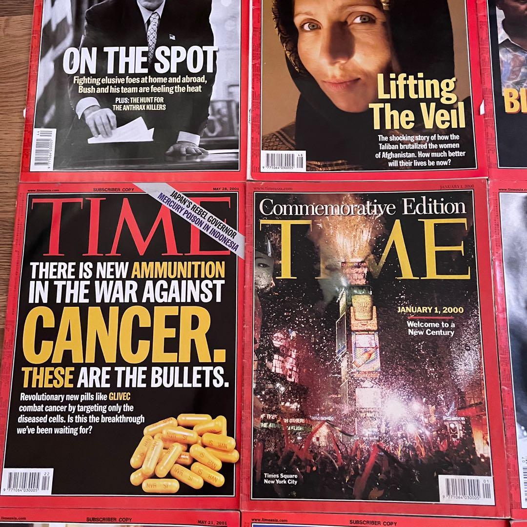 Time Magazine (Category: Magazines) located in Apalit. Submitted by dimenheats (Listing ID 1148478758, Image 3). Description: 2000-2001 119 per issue ❌Commemorative Edition SF is 74 and up MOD: LBC or J&T Meet up around Pampanga MOP: GCash or Bank Transfer.