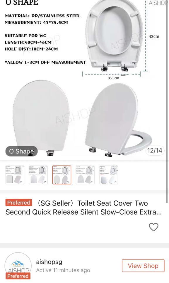 Brand new Toilet bowl cover, Furniture & Home Living, Bathroom
