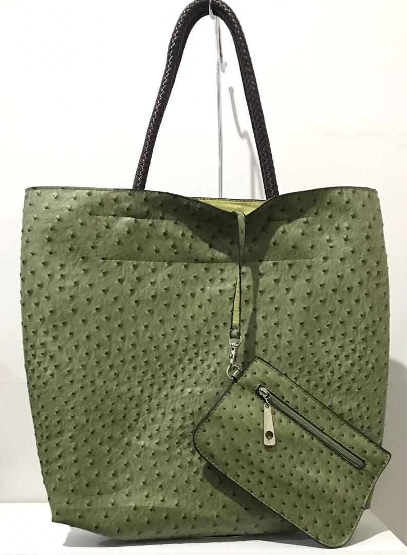 Ostrich tote bag 2025