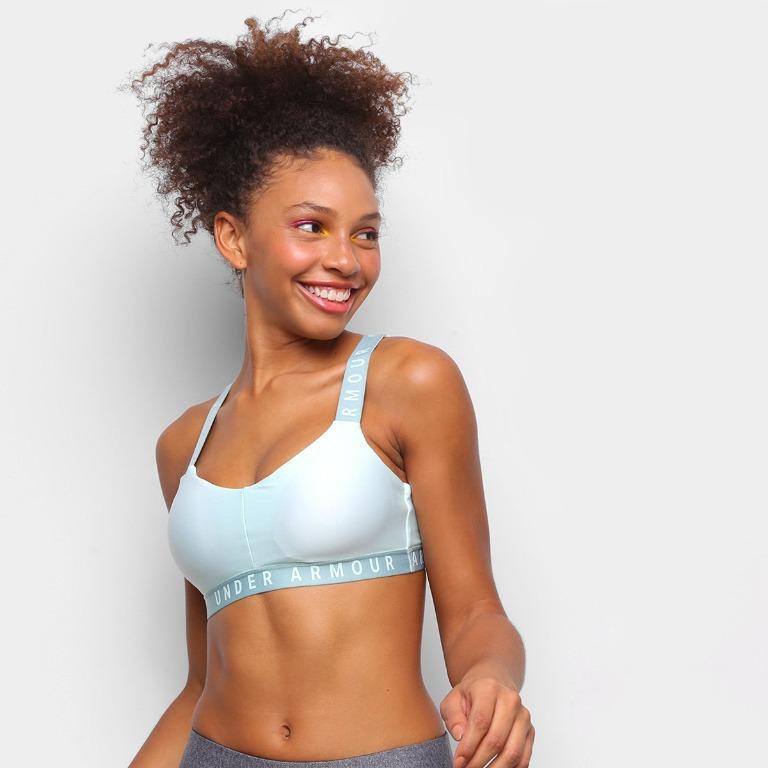 Under Armour Wordmark Strappy Sports Bra