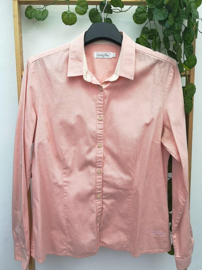 Valentino Rudy Peach Blouse, Women's 