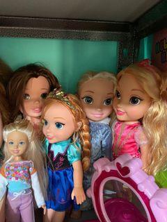 Various dolls