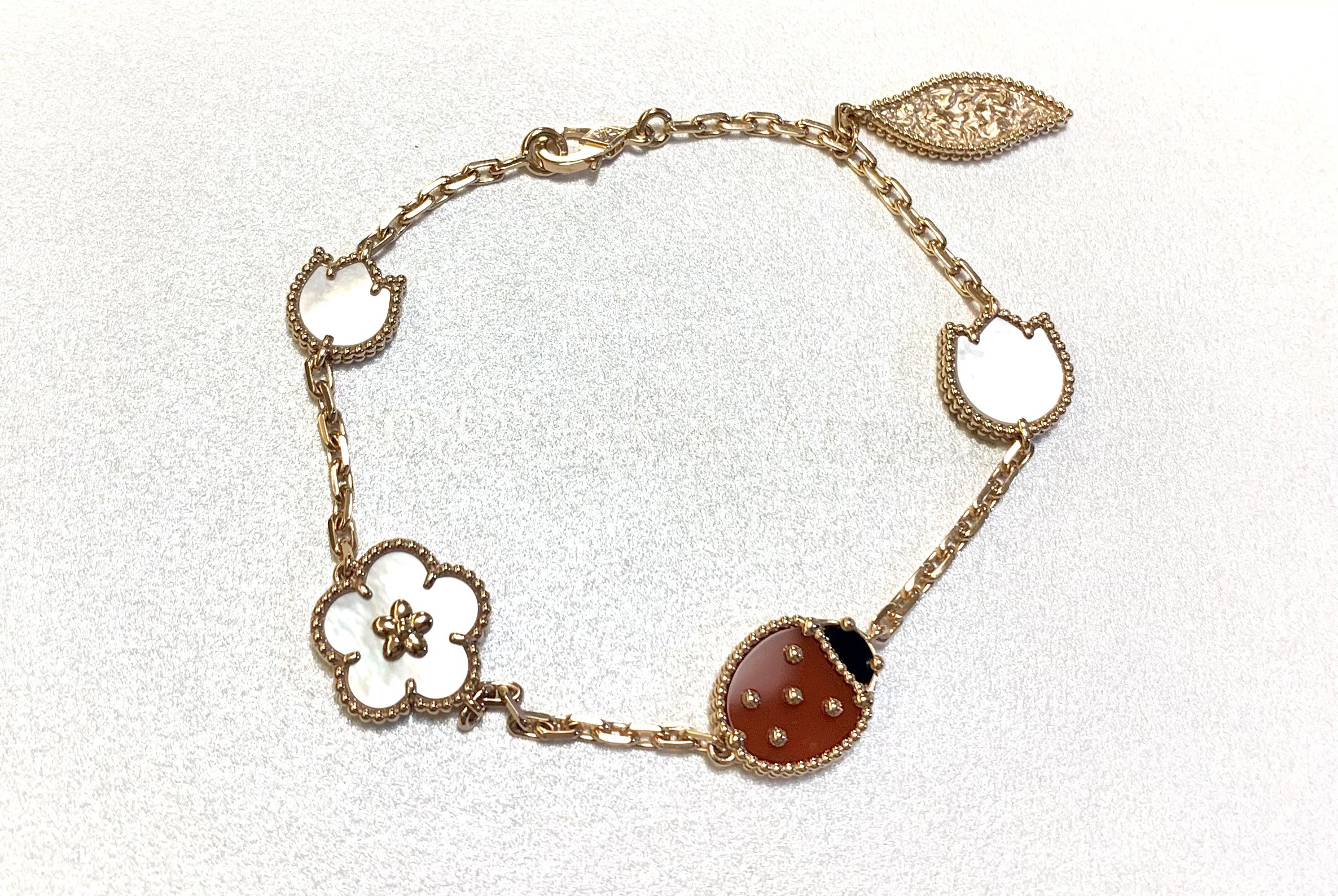 Van cleef shop lucky spring bracelet