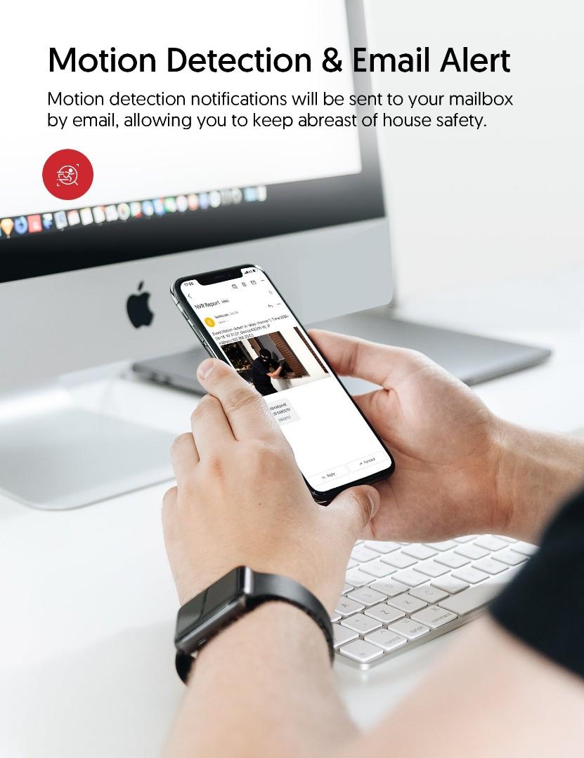 Victure NK200 1080P Wireless Security Camera System, 8 Channel NVR 4PCS