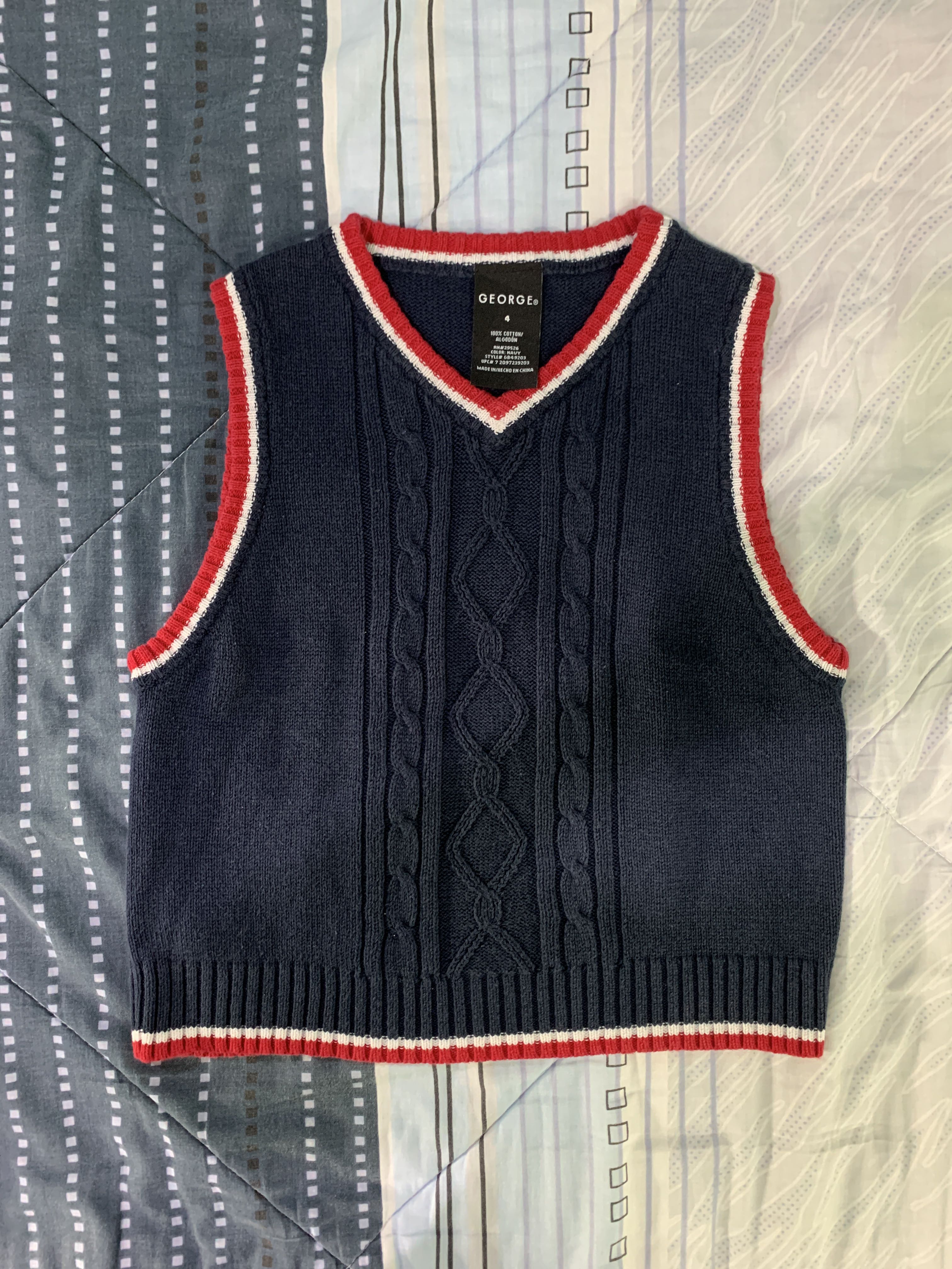 Vintage George Sweater Vest, Women's 