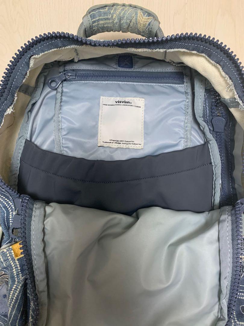 出售閒置品Visvim Canvas Flora backpack 20L Blue, 男裝, 袋, 背包