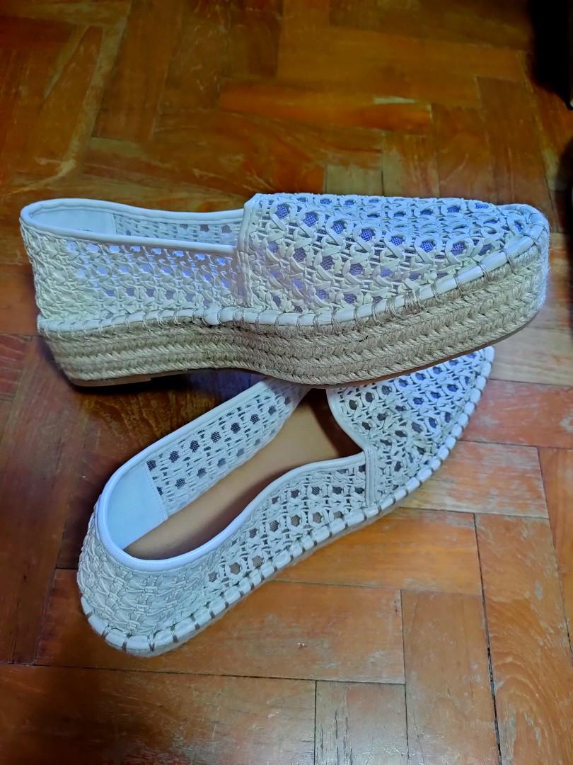 White discount flatform espadrilles
