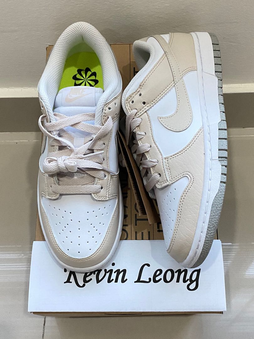 nike dunk cream white