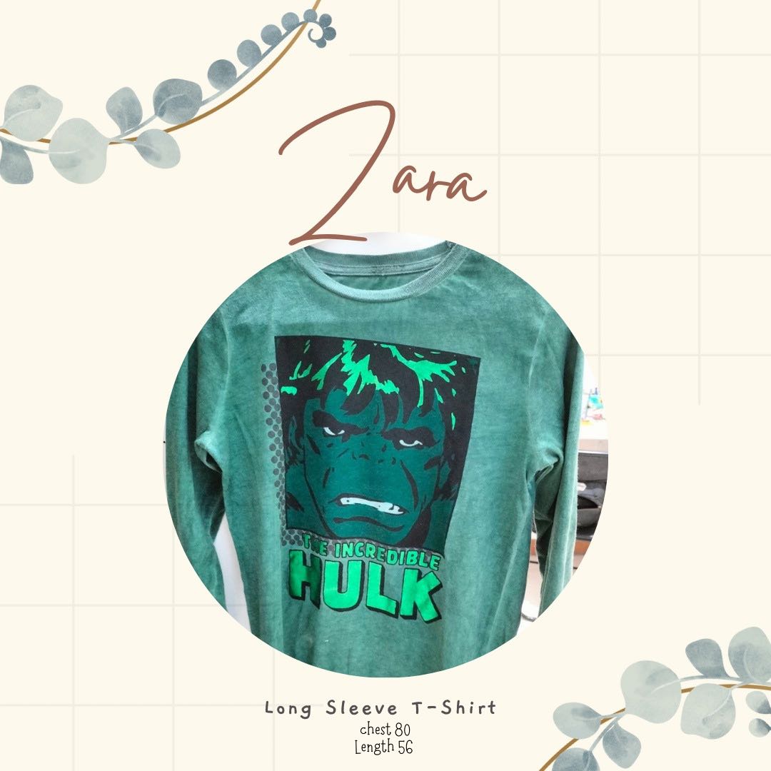 ZARA' HULK Long Sleeve T-shirt , Bayi 
