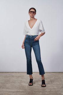 Zara Mom Jeans, Fesyen Wanita, Pakaian Wanita, Bawahan di Carousell