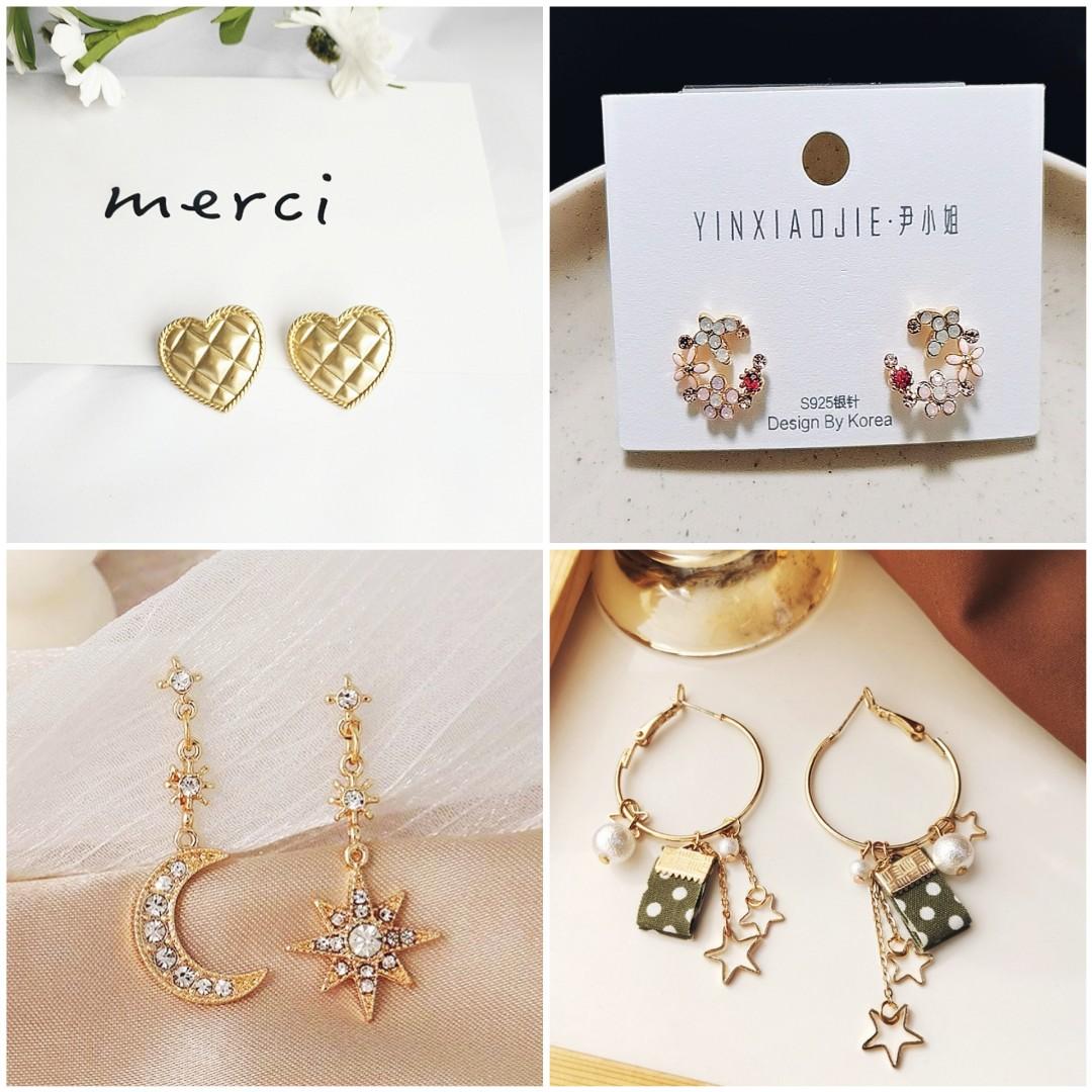 2022 Fashion Korean Casual Simple Cute Stud Dangle Earrings