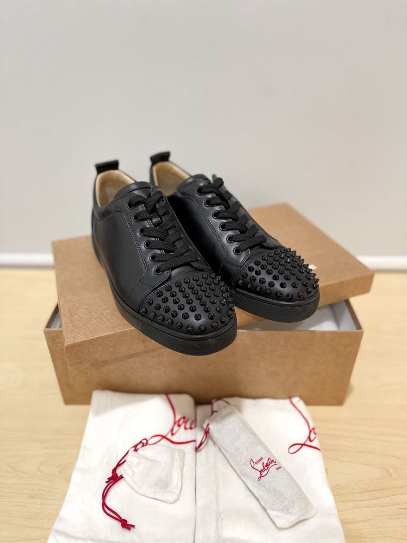 black low spike loubs