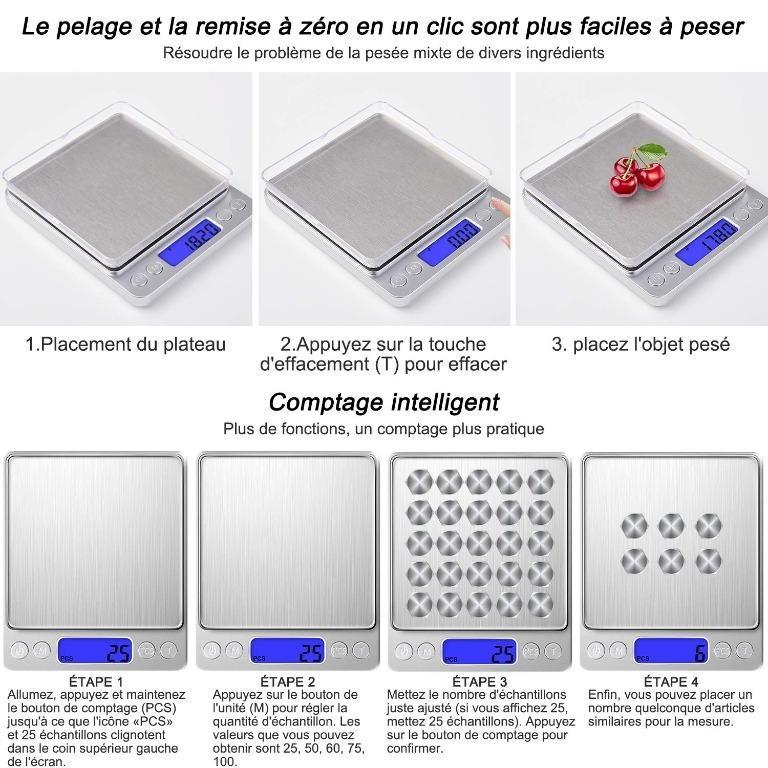 Precision Scale 500g/0.01g, Diyife Mini Pocket Scale Kitchen