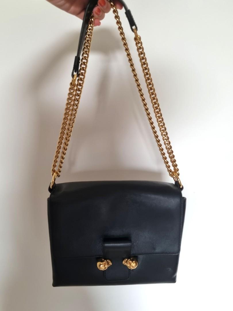 Alexander mcqueen on sale twin skull bag