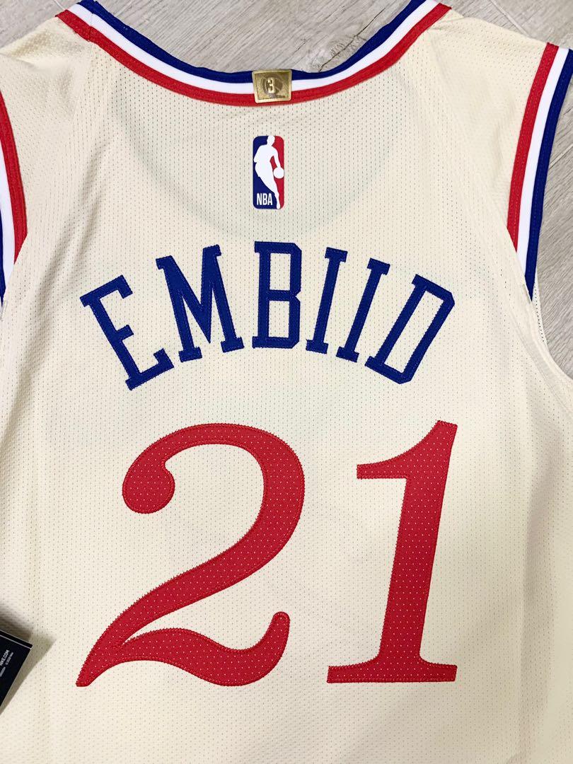 Authentic Joel Embiid Philadelphia Sixers 2019-2020 City Edition