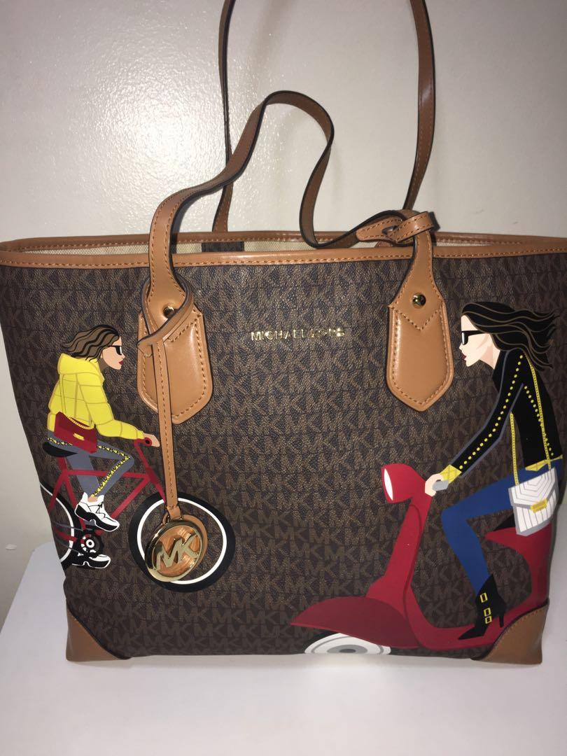Authentic Limited Michael Kors Eva Large Jet Set Girls Tote Bag