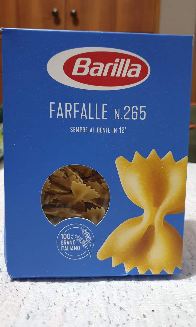 BARILLA Farfalle 500g, Food & Drinks, Rice & Noodles on Carousell
