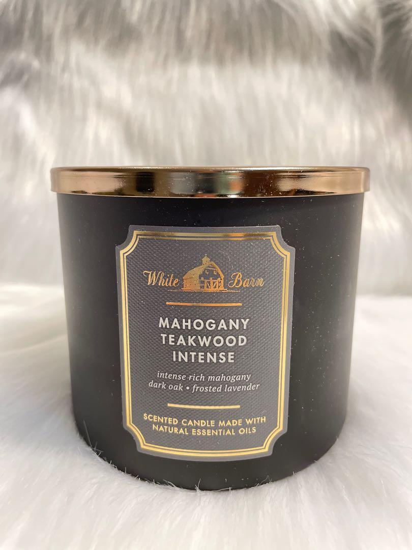 Mahogany Teakwood Intense Bath and Body Works Candle Wax Melts Works 
