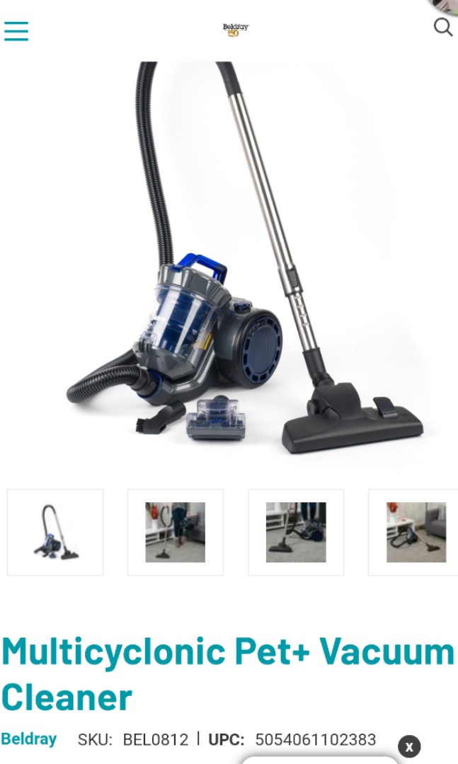 Beldray vacuum, TV & Home Appliances, Vacuum Cleaner & Housekeeping on