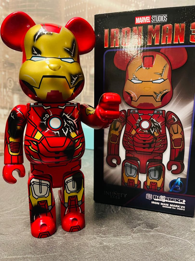 BE@RBRICK x Marvel Iron Man 3 (Iron Man Mark VII Damage Ver