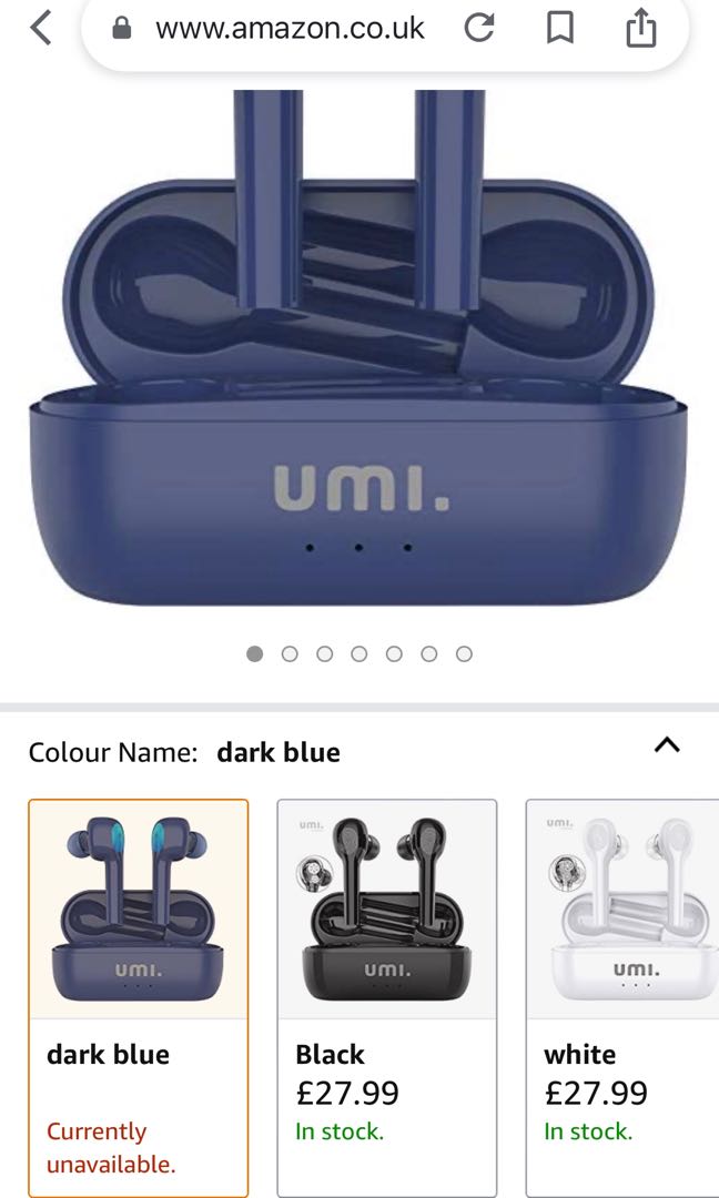 Umi Quad Drivers Hybrid Bluetooth 5.0 wireless headphones Umibuds Dual 