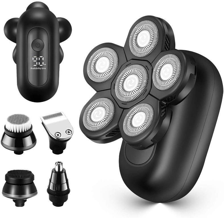 [C5557] Roziapro Electric Razor for Men Upgrade 5 in 1 Bald Head Shaver