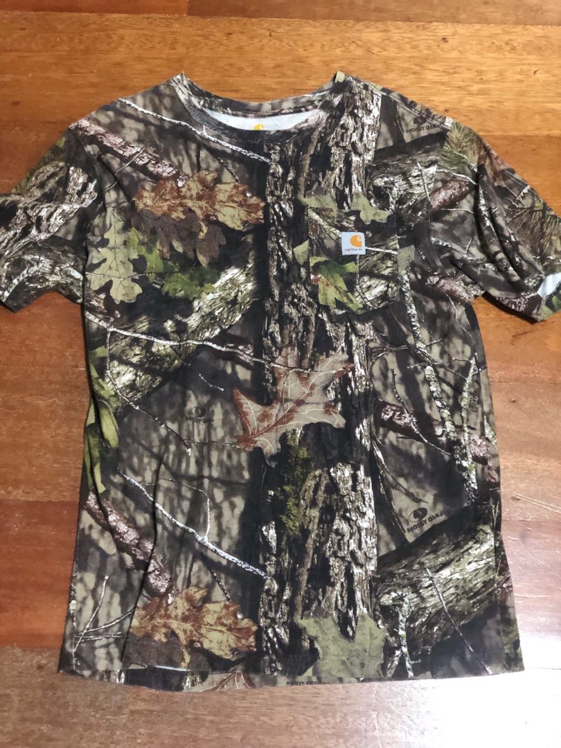 CARHARTT CAMO SHIRT, Men's Fashion 