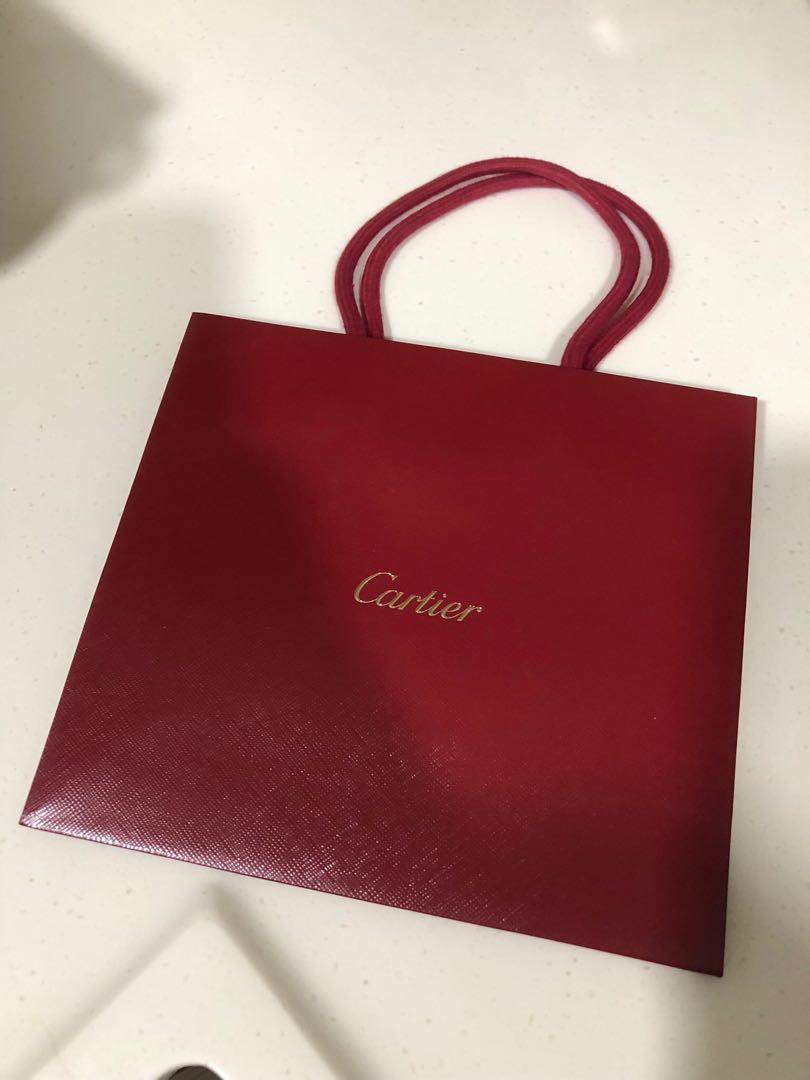 Cartier top paper bag