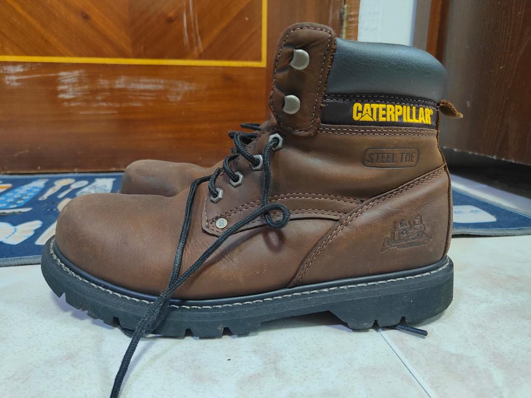 Caterpillar steel toe work boots store